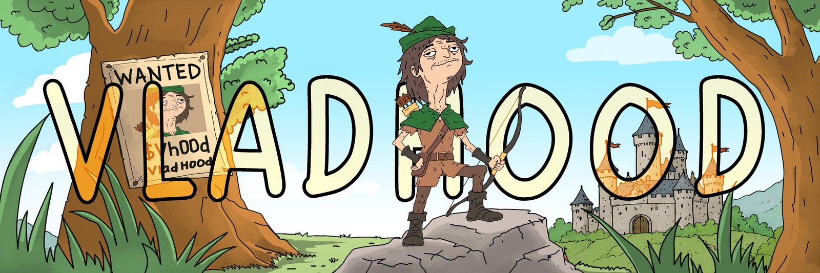 VLADHOOD wanted-poster forest banner